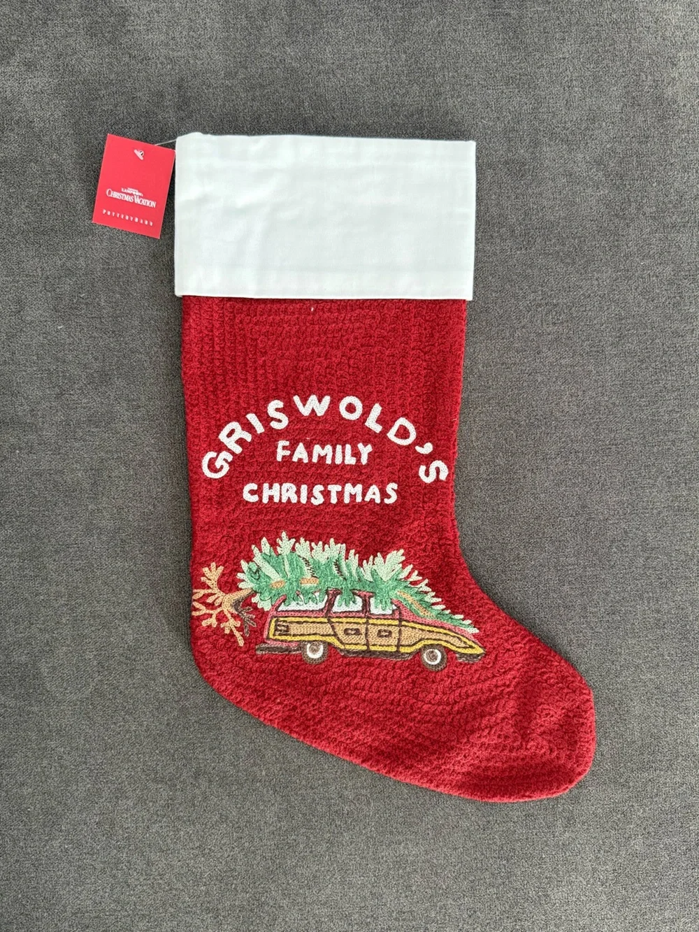 Pottery Barn National Lampoon’s Christmas Vacation Stocking Red